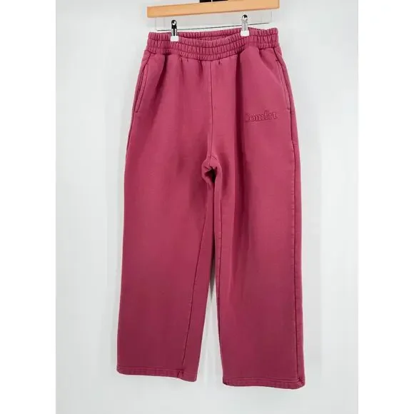 Comfrt Set Berry Minimalist L Hoodie Sweatpants Aesthetic Weighted Loungewear - Picture 3 of 12
